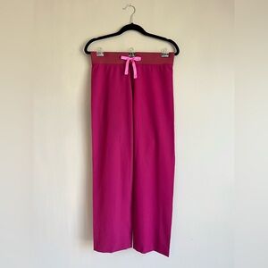 Figs // Livingston Basic Scrub Pants // Dark Magenta // XS petite // NWT